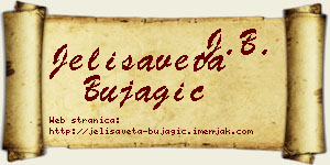 Jelisaveta Bujagić vizit kartica